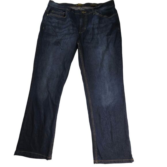 Rugby University‎ Jeans Men 36 x 30 Straight Stretch Blue Denim - Picture 1 of 10